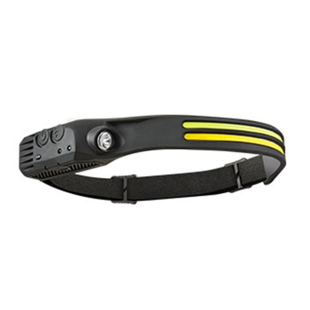 Headlamp Flashlight Rechargeable LED Motion Sensor Head Lights for Fishing Run