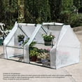 thumbnail image 3 of Portable Mini Greenhouse, Professional Steel Raised Garden Bed Kit with Zippered Entry, Reinforced Sturdy Windproof Compact Garden Tent for Indoor and Outdoor Use, 3 of 7