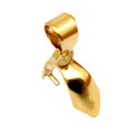 thumbnail image 2 of Necklace Pendant Clasp Replacement Ball Connector Clip Ball Beads Connector Pinch Clips Findings DIY Crafting Jewelry Making Spare Parts Gold Small, 2 of 6