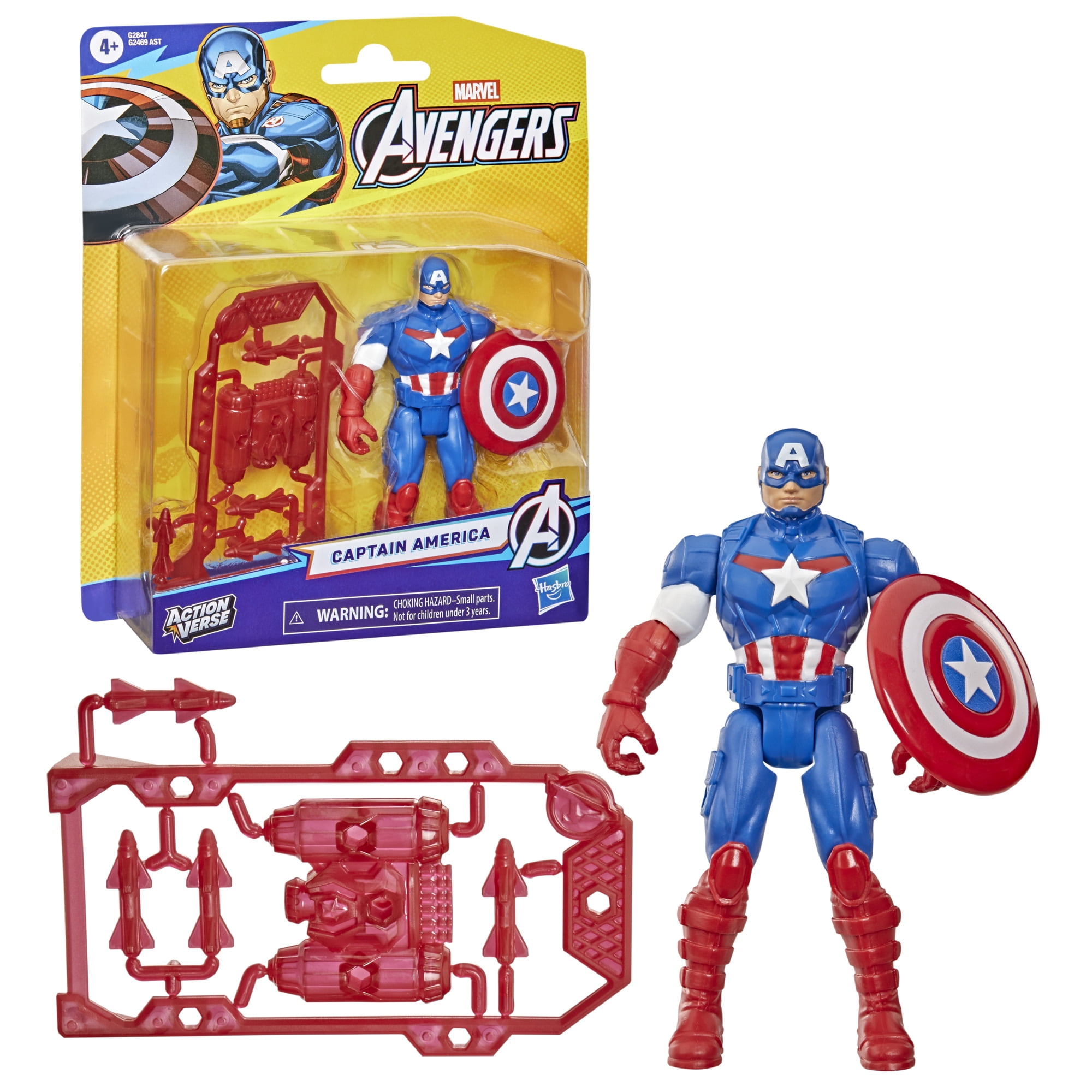 Marvel Avengers ActionVerse, figurine Captain America