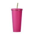 thumbnail image 1 of HAOMONZEN Double Layer Stainless Steel Portable Edged Insulation Cup Creative Straw Cup Durable Paint 500ML Motivational Perfect for Home Condos Rvs Campers Warehouse Clearance, 1 of 9