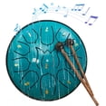 thumbnail image 2 of Birdeem 6-Inch 11 Tone Childrens Hand Drum Forget Worry Drum Adult Hand Disc Drum, 2 of 5