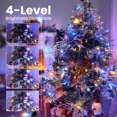 thumbnail image 4 of Color Changing Christmas Lights, 75ft 200 LED Warm White & Multicolor Christmas String Lights with Remote, 11 Modes Christmas Twinkle Lights for Christmas Party, Garden, Holiday, Xmas Tree Decorations, 4 of 8