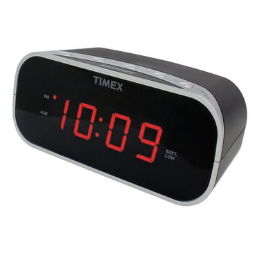 Timex Alarm Clock with 0.7" Red Display
