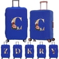 thumbnail image 2 of Luggage Cover Travel Suitcase Protective Cover for Trunk Case 18 '' -28 '' Foldable Elastic Suitcase Cover Gold Pattern 8gold G M, 2 of 6