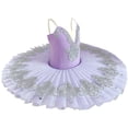 thumbnail image 2 of LOVZFMLL Jupe Princesse à Nœud pour Filles, Été, Manches Courtes, Volants, Dentelle, Col Rond, Broderie, en Maille, 2 of 3