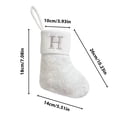 thumbnail image 3 of Aodebiao Personalized Christmas Stocking Embroidered Letter Holiday Sock Fireplace Mantel Decor Gift for Family Festive Home Celebration, 3 of 6