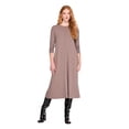 thumbnail image 2 of Robe longue avec coutures piquées George pour femmes, 2 of 6