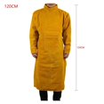 thumbnail image 2 of Cowhide Work Clothes Apron Welding Protective Clothing Heat Fire Resistant Welders with Sleeves ,Easy to Use, 2 of 6