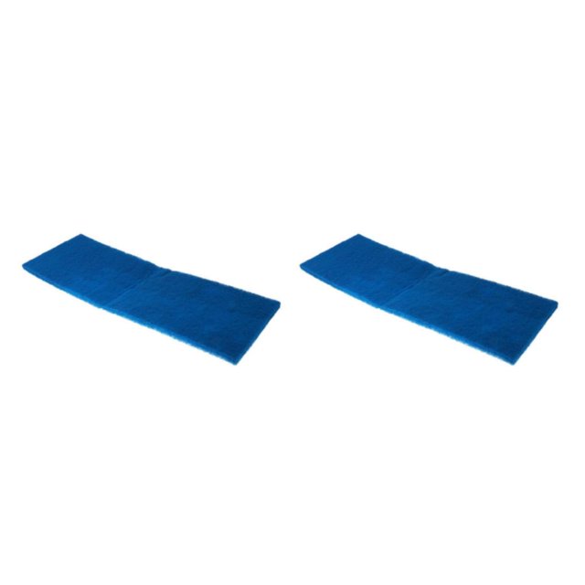 Transemion Biochemical Filter Foam Pond Filtration Fish Pad Tank Aquarium Sponge Blue 88x30x2cm 2Set