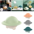 thumbnail image 3 of Ice Molds Ice Cube Trays Silicone UFO Ice Ball Maker With Lids Large Round Ice Cube Tray With Covers And Funnel Reusable Sphere Ice Ball Maker Mold Silicone Round Ice Cube Mold, 3 of 8
