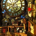 thumbnail image 3 of DIY Wooden Detective Agency Book Shelf Insert Miniature Bookshelf Building F5 Q7E5, 3 of 8