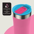 thumbnail image 3 of Contigo Streeterville Tumbler, Includes Plastic Straw and Splash-Proof Lid, Vacuum-Insulated, Stainless Steel, 24 oz (709 mL), Assorted Colours, 3 of 7