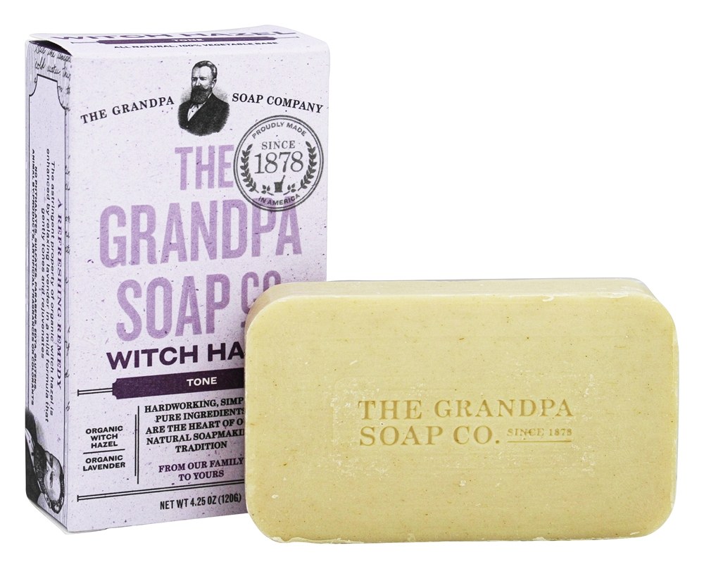 The Grandpa Soap Co. - Face & Body Bar Soap Witch Hazel - 4.25 oz.