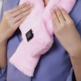 thumbnail image 3 of EGNMCR Camping & Hiking Heating Scarf USB Electric Heating Neck Protection Cold Invisible Zipper Scarf a scarf, 3 of 5