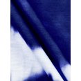 thumbnail image 4 of LUXUR Robe d'Été pour Femmes Manches Courtes Robe Tunique Col en V Robe Midi Bohème Teinture sur Nœuds Bleu Profond 4TG, 4 of 5