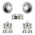 thumbnail image 1 of Transit Auto Rear Disc Brake Caliper Rotors and Ceramic Pads Kit for Car Hyundai Tucson Kia Sportage FWD KC8-100833N, 1 of 11