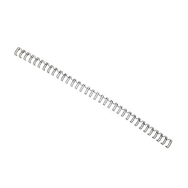 YOUTHINK Double Binding Wire, Nylon Coating Glue, Binding Iron, White & Black, 100 Count