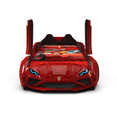 thumbnail image 1 of LAMBO RX Twin Race Car Bed with LED & Sound FX, Kids Racecar Bedroom Furniture, Racing Car Twin Bed, 1 of 5