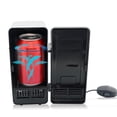 thumbnail image 4 of jifeng Mini Réfrigérateur de Voiture USB Réfrigérateur Chauffage Électrique Refroidisseur Compact Accessoires de Bar Réchauffeur Portable Peut Bureau Randonnée, Noir, 4 of 9