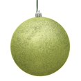 thumbnail image 1 of Vickerman N593073DG Boule de Noël 12 Po. Lime Pailletée avec Capuchon Percé, 1 of 3