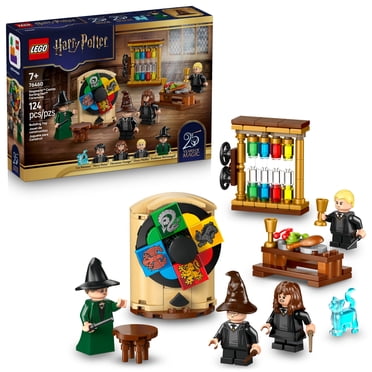 LEGO Harry Potter Hogwarts Castle: Sorting Hat Ceremony Building Toy for Boys, Girls - Pretend Play Set for Kids, Ages 7+ - W/4 Minifigures & Cat Patronus Toy Figure - Gift Idea for Birthdays - 76460