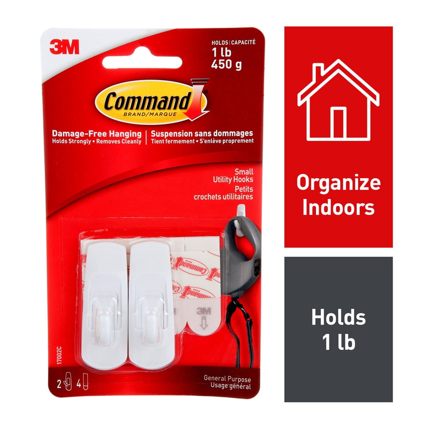 Crochets utilitaires Command(MC) 17002C, Petit