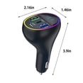 thumbnail image 3 of Boovnll Car Accessories for Women, Metal Super Fast Charger Car Charger Multi-Functional Usb Car Charger Fast Charging for All Kinds of Mobile Phones, Car, Car Accessories Interior, Car Accessories, 3 of 9