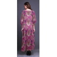 thumbnail image 4 of Bimba Kaftan Floral pour Femmes, Tenue d'Intérieur de Vacances, Robe Maxi, Couvre-Maillot de Plage - 4X-5X, 4 of 5