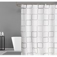 thumbnail image 1 of Leutsin Shower Curtain Polyester Shower Curtain Waterproof Bathroom Curtain, 1 of 3