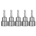 thumbnail image 2 of Youkk 5 Pieces Nut Driver Home Garage Shank Bit Electric Pneumatic Screwdriver Impact Drivers Bits Carpenter Tools 18x65mm, 2 of 6