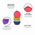 thumbnail image 4 of Tupperware Buddy Bowl Set, 300ml, 4 Pieces, Assorted, Plastic, Multicolour, 4 of 4