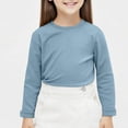thumbnail image 2 of SERTG Chandail à Col Roulé/col Rond Manches Longues Chaud pour Enfants Unisexe Chandail de Base Couche de Base pour Enfant et Enfant (Bleu 1,4 Ans), 2 of 6