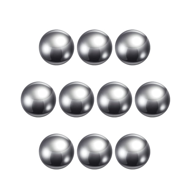 Unique Bargains Billes de Roulement en Acier au Carbone 22 mm Polies avec Précision, Lot de 10