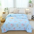 thumbnail image 1 of EDHITNR Liquidation Lavable Courtepointe d'Été Imprimée Couette Mince Couverture pour Climatiseur Literie de Chambre d'Amis Offres du Vendredi Noir Rabais de 90 %, 1 of 1