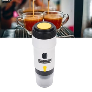3 in 1 Travel Coffee Maker, Compact and Lightweight Easy to Carry Multifunctional Portable Coffee Machine for RV Hiking and Office UseWhite
