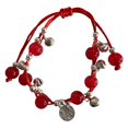 thumbnail image 2 of Dvkptbk Bracelet Chineses-Style Fus Card Hand-Woven Double Red Rope Bells Bracelet Gift Jewelry, 2 of 4