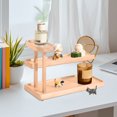 thumbnail image 4 of Amzcrzy Wooden Storage Rack Living Room Decor Wooden Multi-Tier Storage Display Rack Desktop Decorative Storage Stand Solid Wood Cup Holders Tea Set Storage Rack Perfume Display Stand, 4 of 6