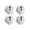 C, variant on Self Caster Wheels Stainless Steel 360° Swivel Universal Wheel Small Swivel Casters For Coffee Machine Air Fryer And Microwave Drill Sticky Roller 4PCS