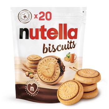 NUTELLA BISCUITS, Cookies filled with NUTELLA Hazelnut Spread, Perfect Snack to Share, 276g