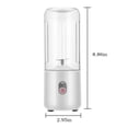 thumbnail image 3 of Dvkptbk Juicer Usb Electric Cup Fruit Mini Portable Rechargeable Juicing Mixing Crush Ice Blenders 410-600Ml Water Bottle Home Essentials, 3 of 9