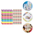 thumbnail image 2 of 1400pcs Blank Colored Dot Stickers Round Dot Label Stickers Adhesive Circle Stickers, 2 of 8