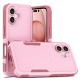 thumbnail image 1 of [PST] iPhone 16 Hard Case, Dual Layers Heavy Duty Rubber Armor Bumper Hard Case Cover, 1 of 5