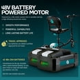 thumbnail image 3 of G Brand Folding Mobility Scooter - 48V 2Ah Removable Battery, Lightweight, Long, 3 of 5