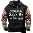 thumbnail image 1 of Pull 3d Nouveau Pull pour Hommes Mode Mode Urbaine Chandail à Capuchon US, 1 of 2