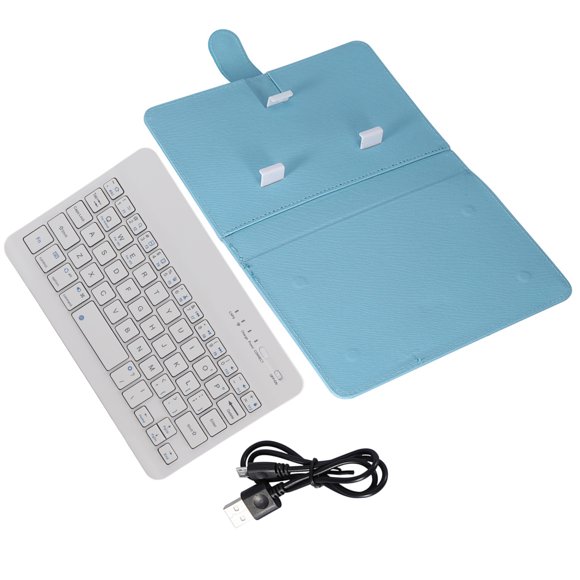 Universal Wireless Bluetooth Keyboard Flip Case Cover with Stand for iOS/ Android Phones
