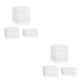thumbnail image 1 of relayinert 12 Paquets Blanc Pratique Prise de Notes avec Haute Résolution Notes Autocollantes Transparentes Notes de Poste Polyvalentes 2 Ensembles, 1 of 6
