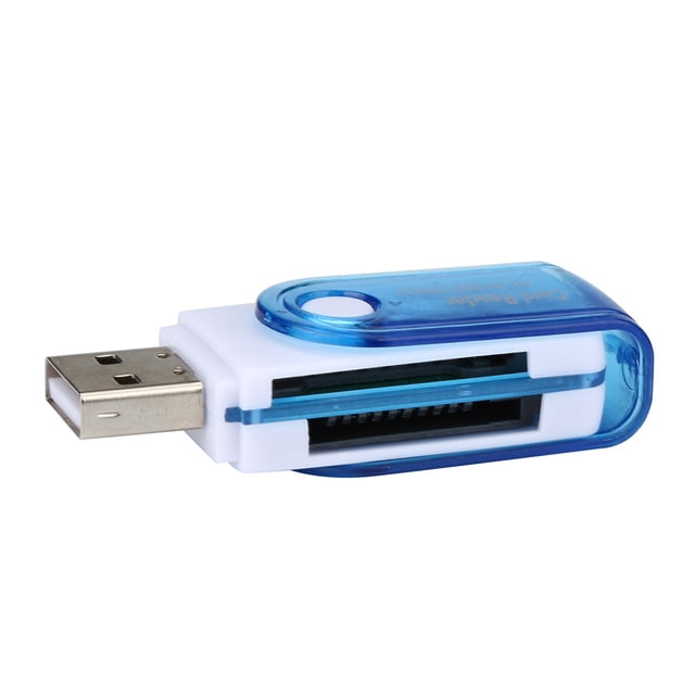 EGNMCR Lecteur de Cartes Mémoire Multi USB 2 pour Micro SD/TF M2 SDHC Carte MS