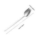 thumbnail image 3 of Stainless Steel Spork 4-Pack Multipurpose Long Handle Flatware Set for Household Dining and Dessert 4PCS, 3 of 7