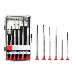 6Pcs Mini Screwdriver Set Small Screwdriver Set with Flathead Phillips Screwdrivers for Electronics Watch Eyeglass Repair
